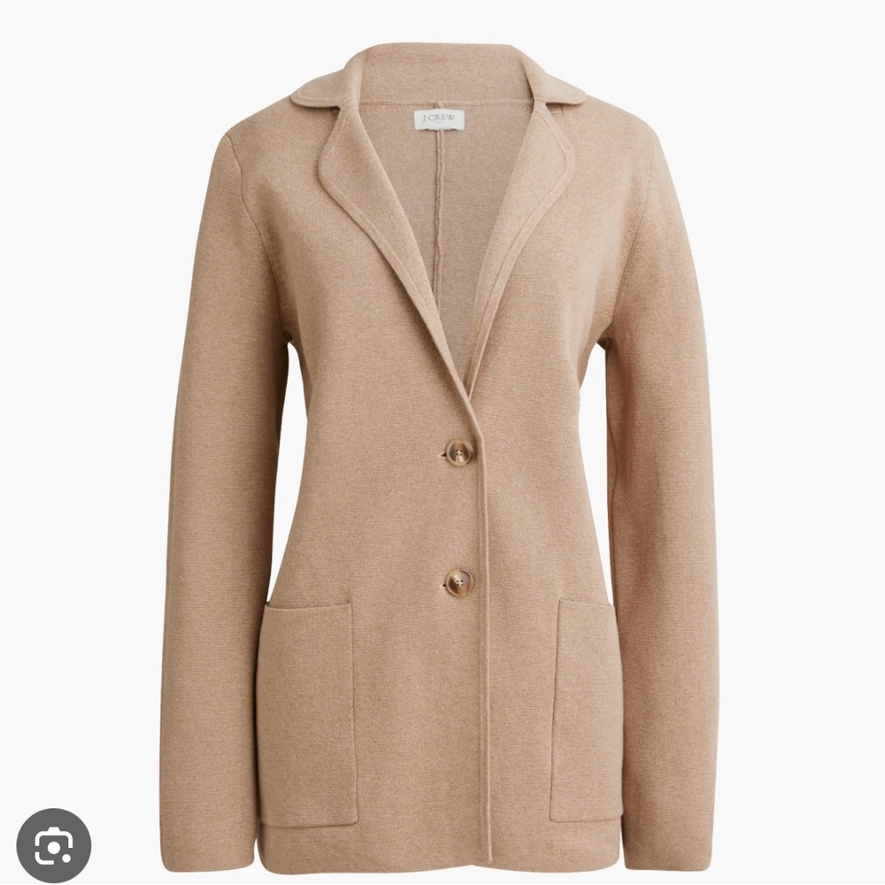 J. Crew Two Button Sweater-Blazer - Size XL